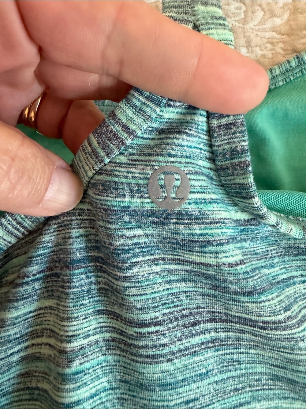 Lululemon - Teal Strappy Tank Top - Size 12 - Picture 3 of 7